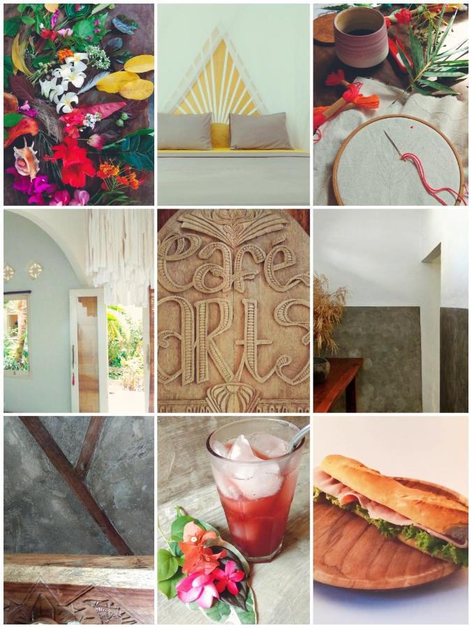 Bed and Breakfast Café des Arts Gili Air Exterior foto